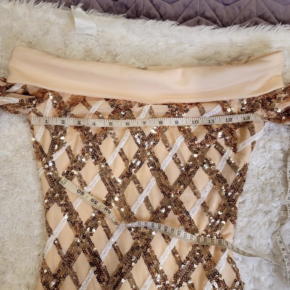 Dress the population sequin off the shoulders' dress size XS - Picture 11 of 14